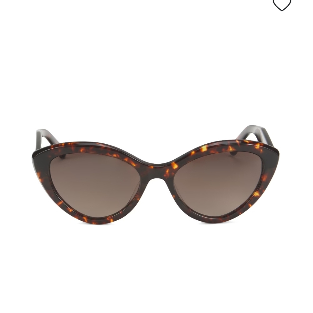 kate spade Tortoiseshell Cat Eye Sunglasses with Brown Lenses
